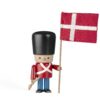 GARDER MED FLAG & GEVÆR - RØD GALLAUNIFORM