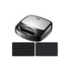 CONZEPT TOASTER 2-I-1 MED UDSKIFTELIGE PLADER