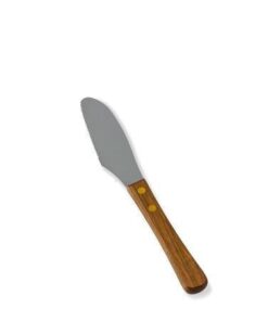 SMØREKNIV TRÆ/STÅL