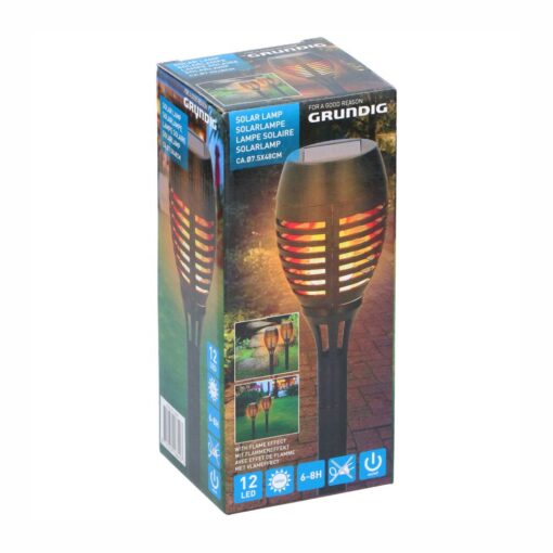 GRUNDIG SOLARFAKKEL 12 LED - 48 CM