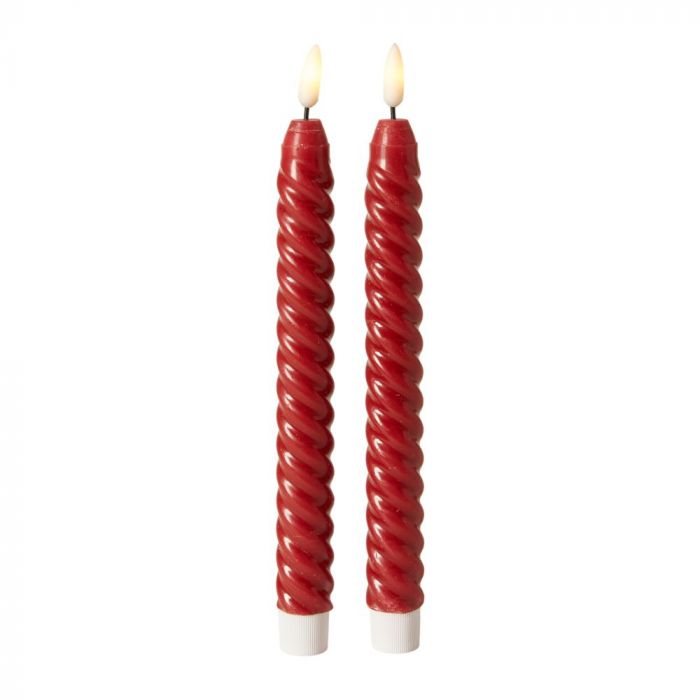 CONZEPT SNOET LED STAGELYS I RØD 2 PAK