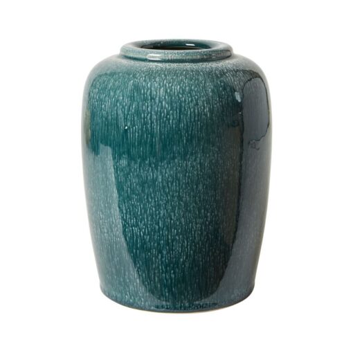 DACORE STENTØJS VASE 16 CM PETROLIUM