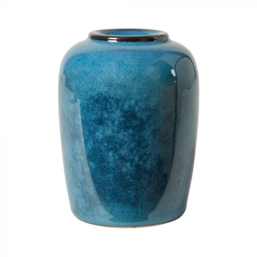 DACORE STENTØJS VASE 12 CM BLÅ
