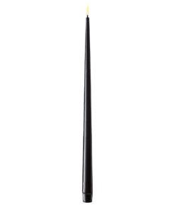 DELUXE HOMEART KERTELYS 38 CM 2 STK SORT