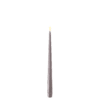 DELUXE HOMEART KERTELYS 28 CM 2 STK GRÅ