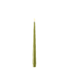 DELUXE HOMEART KERTELYS 28 CM 2 STK OLIVEN GRØN
