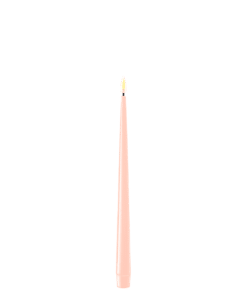 DELUXE HOMEART KERTYELYS 28 CM 2 STK ROSA