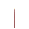 DELUXE HOMEART KERTELYS 28 CM 2 STK LILLA