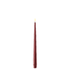 DELUXE HOMEART KERTELYS 28 CM 2 STK BORDEAUX