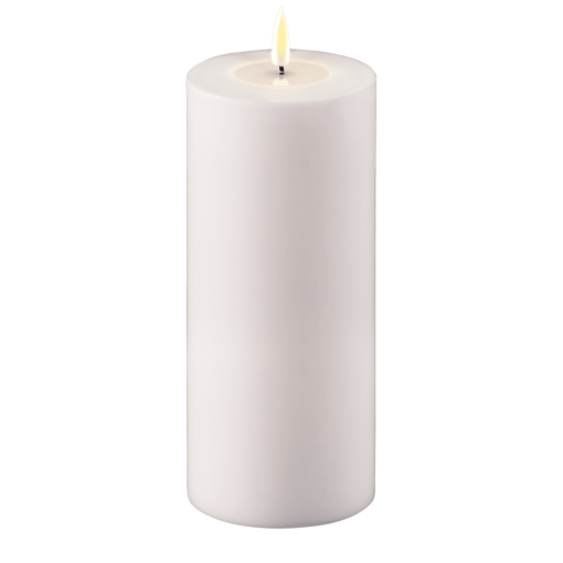 DELUXE HOMEART BLOKLYS 20 CM HVID