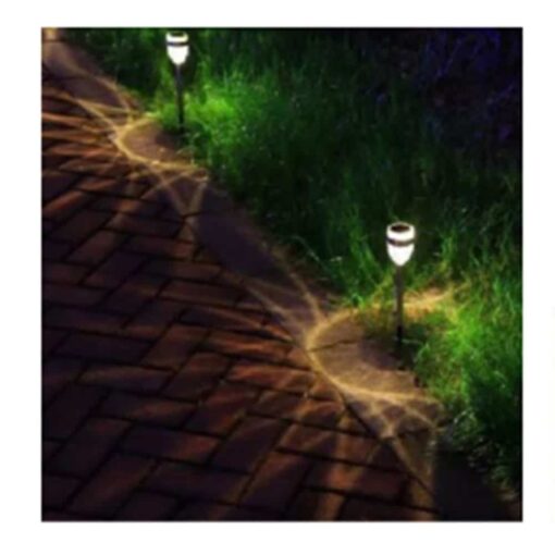 SOLAR LAMPE STÅL 2 STK - Billede 3